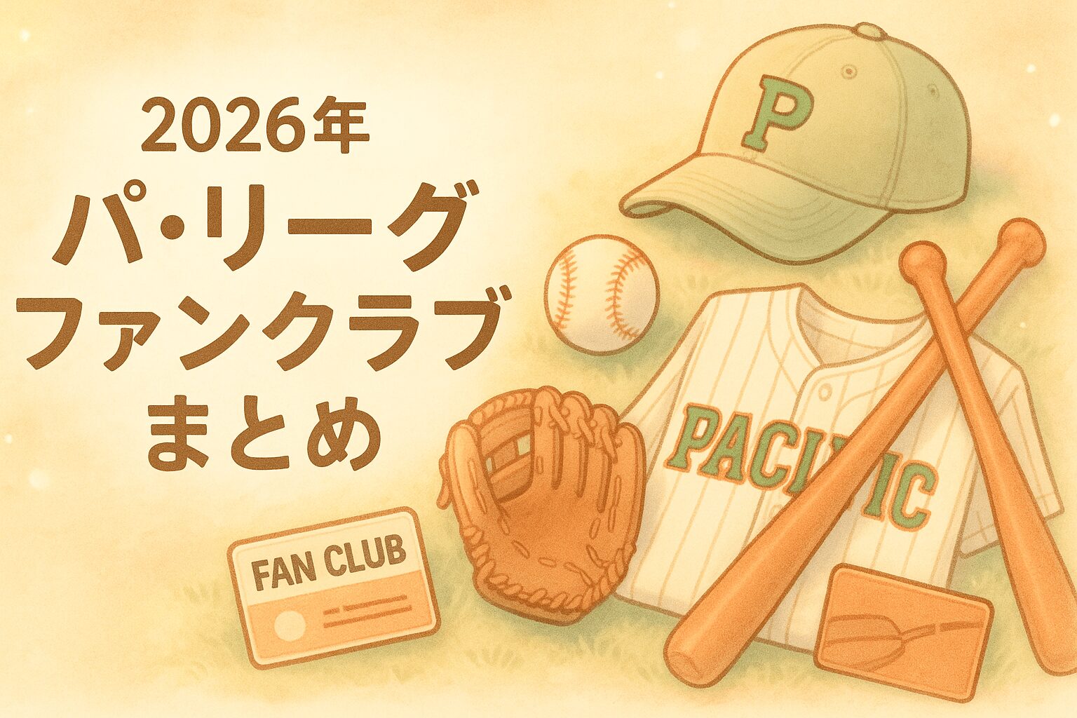 パ・リーグ6球団ファンクラブ概要まとめ【2026年シーズン】｜球場に行